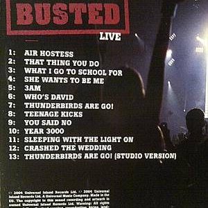 Busted : A Ticket for Everyone : Live : CD