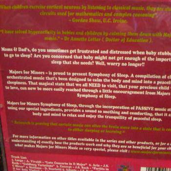 Majors for Minors : Symphony of Sleep Volume 8 : CD