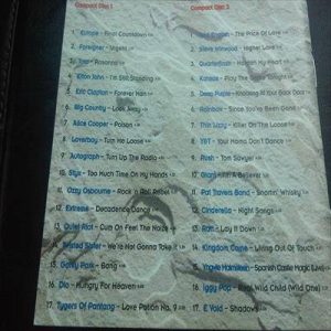 Various Artists : 2 CD Set : The No 1 80s Rock Collection : CD