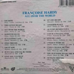 Francoise Hardy : All Over The world : CD