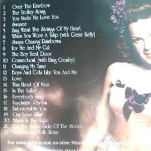 Judy Garland : Over the Rainbow : CD