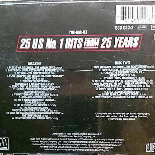 25 US No 1 Hits from 25 Years : Various Artists : CD