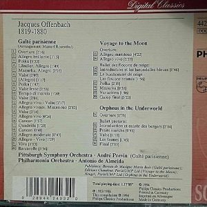 Solo : Offenbach : Gaite Parisienne Etc : Almeida Previn Philips : CD