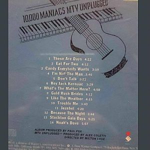 10000 Maniacs : MTV Umplugged : CD