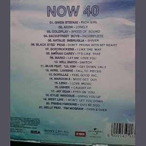 Now 40 : Now thats wat I call music 40 : Various Artists : CD