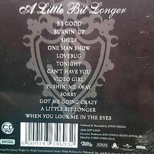 Jonas Brothers : A Little Bit Longer : CD