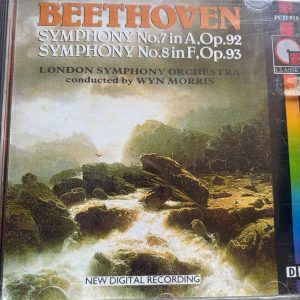 Wyn Morris / London Symphony Orchestra : Beethoven Symphony No.7 & No.8 : CD