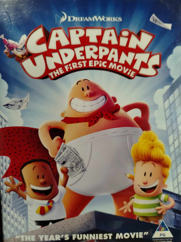 Captain Underpants The First Epic Movie : David Soren : Animation / Comedy : DVD