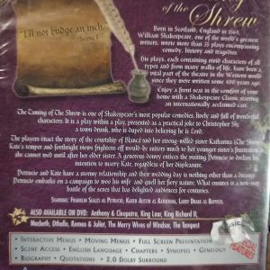 William Shakespeare Series : The Taming of the Shrew : Drama : DVD