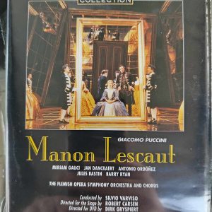 Manon Lescaut : (Director TBC) : Opera / Music : DVD