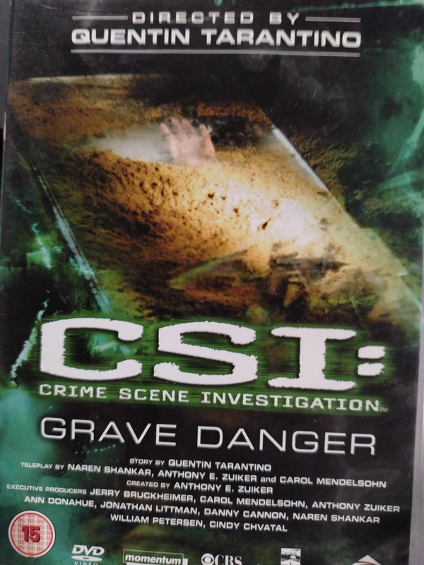 CSI: Grave Danger : Quentin Tarantino : Crime / Mystery : DVD
