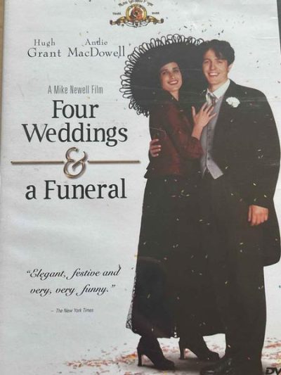Four Weddings and a Funeral : Mike Newell : Comedy / Romance : DVD