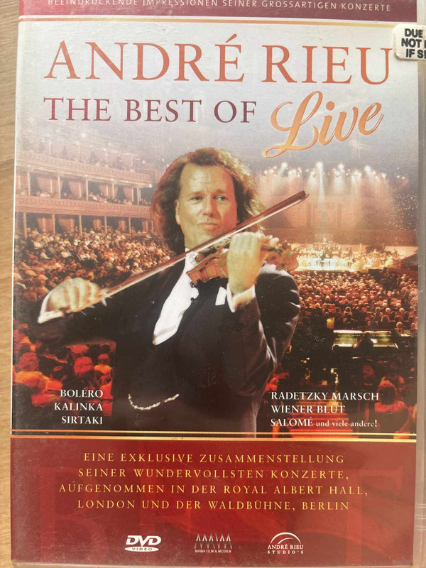 Andre Rieu: The Best of Live : Pit Weyrich : Music : DVD