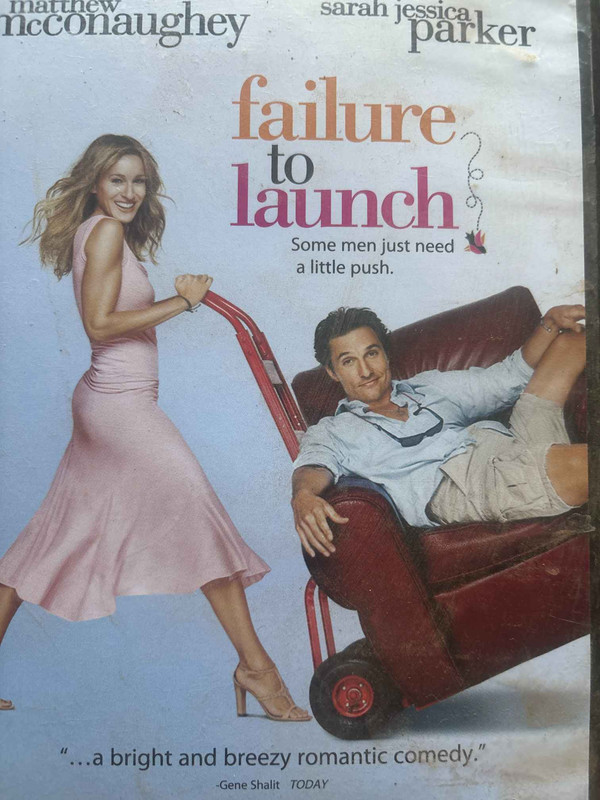 Failure to Launch : Tom Dey : Comedy / Romance : DVD