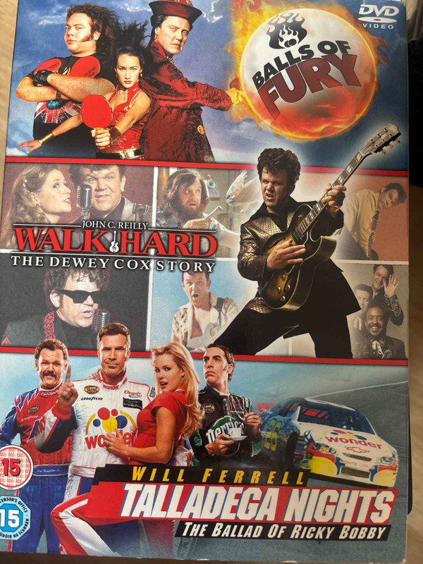 Balls of Fury / Walk Hard / Talladega Nights : Various : Comedy : DVD Triple Feature
