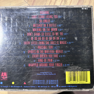 The Police : Every Breath You Take The Singles : CD