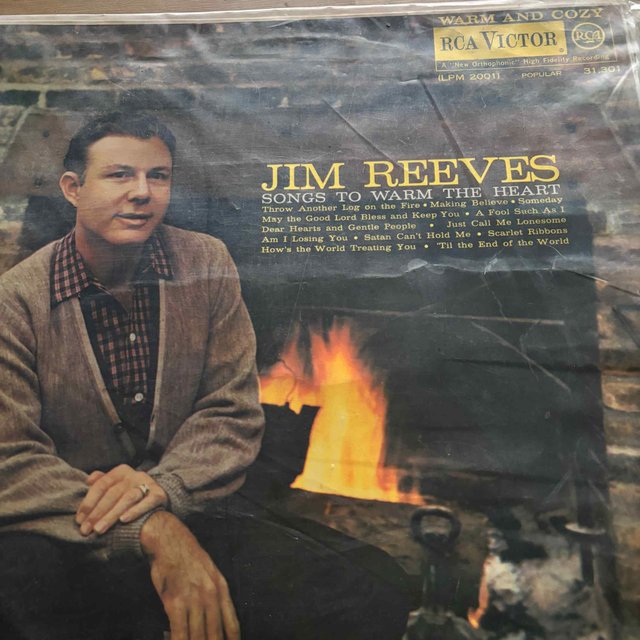 Jim Reeves : Songs to Warm the Heart : LP Cond. = VG (Best Effort)
