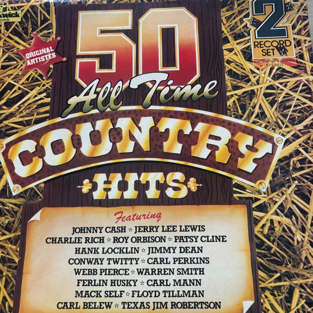 50 All Time Country Hits : Various Artists : LP Cond. = VG