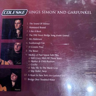 Coleske: Sings Simon and Garfunkel : CD