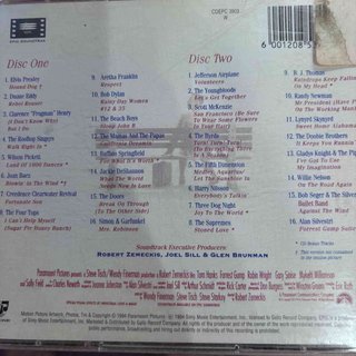 Forrest Gump: The Soundtrack : 2 CD Set : CD