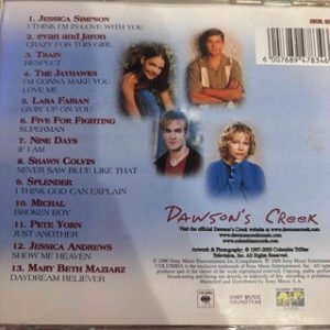 Songs from Dawson's Creek Volume 2 : Various Artists : CD