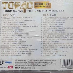 Top 40 Hits of All Time - The One Hit Wonders : Various Artists : CD