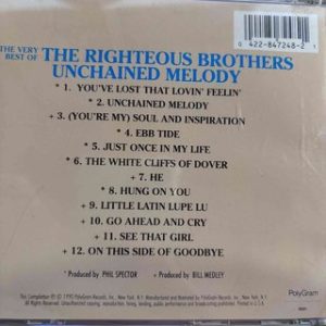 The Very Best of The Righteous Brothers: Unchained Melody : CD