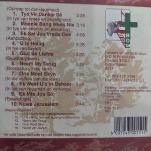 Johnny Fourie: Vrede : CD