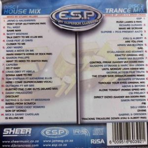 James G. Brian Cross & Stuart Hillary: ESP (Mixed) : CD