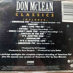 Don McLean: Classics : CD