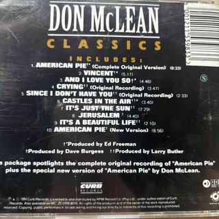Don McLean: Classics : CD