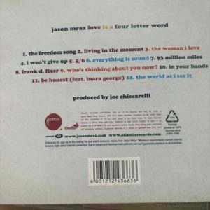 Jason Mraz: Love Is a Four Letter Word : CD