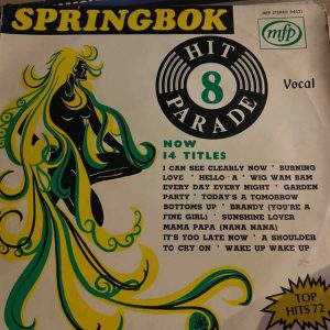 Springbok Hit Parade 8 : Various Artists : LP Cond. = VG