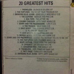 :20 Greatest Hits : CD
