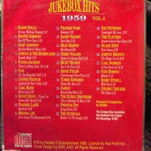 Jukebox hits of 1959:Various Artists : CD
