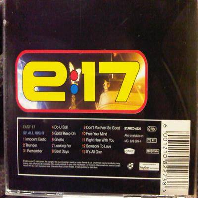 East 17:Up All Night : CD