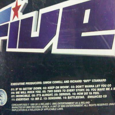 Five:Invincible : CD