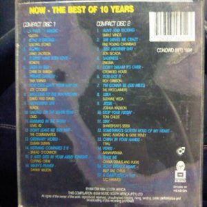 Now:Now the what I call Music : The Best of 10 Years Various Artists : 2 CD Set : CD