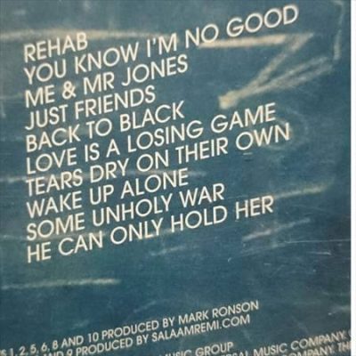 Amy Winehouse:Back to Black : CD