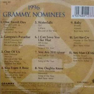 1996 Grammy Nominees:Various Artists : CD