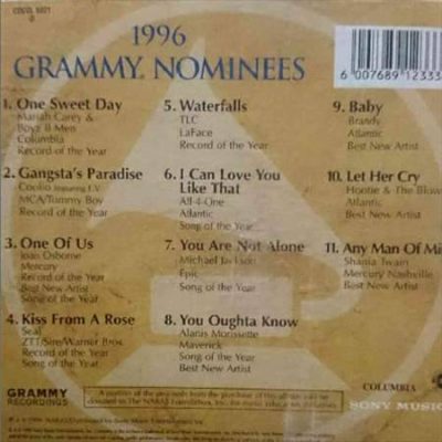 1996 Grammy Nominees:Various Artists : CD