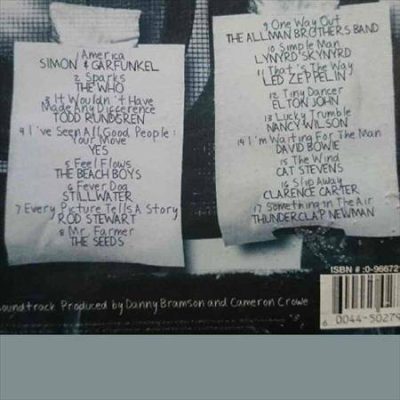 Almost Famous:Music from the Motion Picture : CD