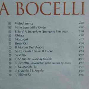 Andrea Bocelli:Cieli Di Toscana : CD