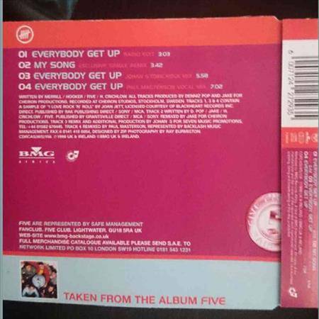 Five:Everybody Get Up : CD Single : CD