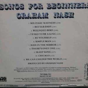 Graham Nash:Songs for Beginners : CD