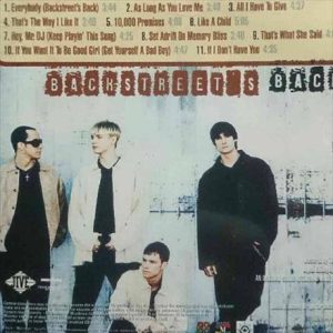 Backstreet Boys:Backstreet's Back : CD