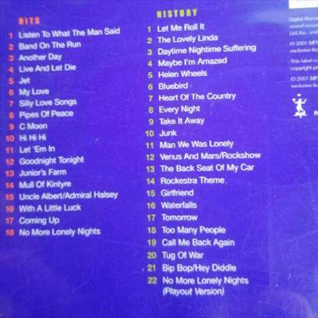 Paul McCartney:Wingspan : Hits and History : 2 CD Set : CD