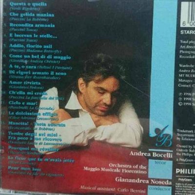 Andrea Bocelli:Aria The Opera Album : CD