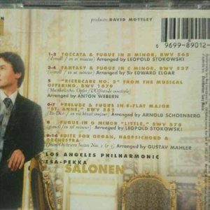 Bach:Transcriptions Salonen : Los Angeles Philharmonic : CD