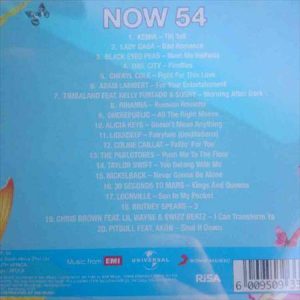 Now 54:Now thats what I call Music 54 : Various Artists : CD